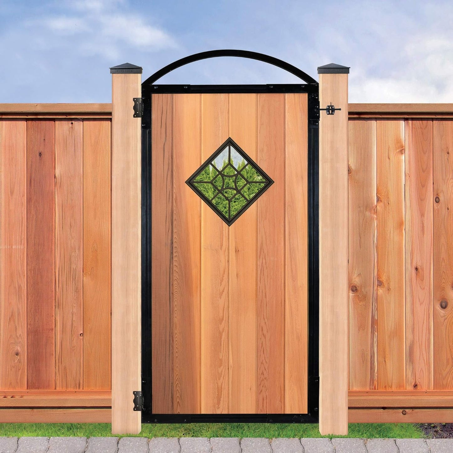 Nuvo Iron Decorative Insert for Fencing and Gates - Black 15in