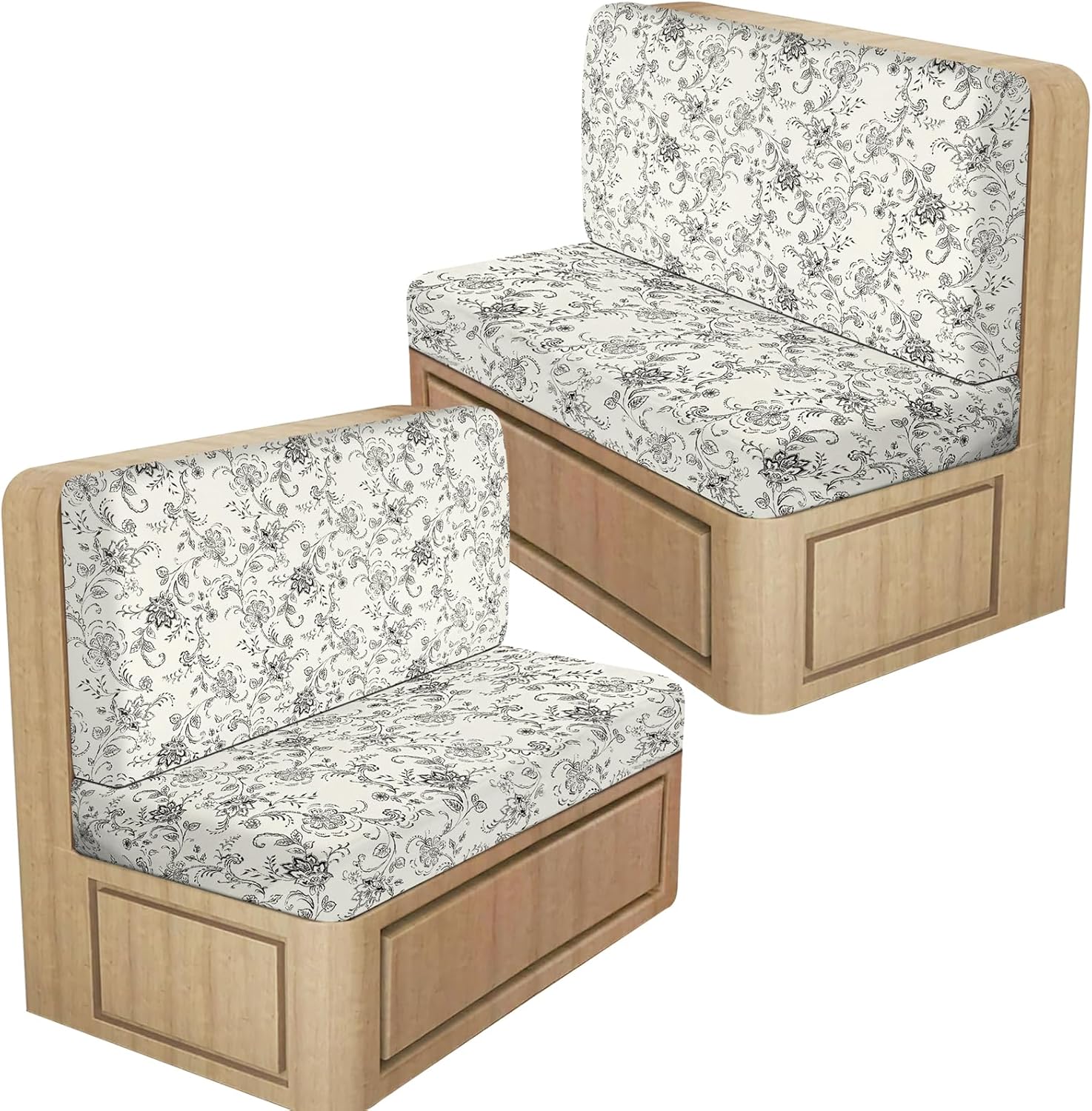 RV Dinette Cushion Covers for Travel Trailer Couch Protection