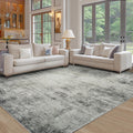 Abstract 9x12 Washable Area Rug for Living Room and Bedroom