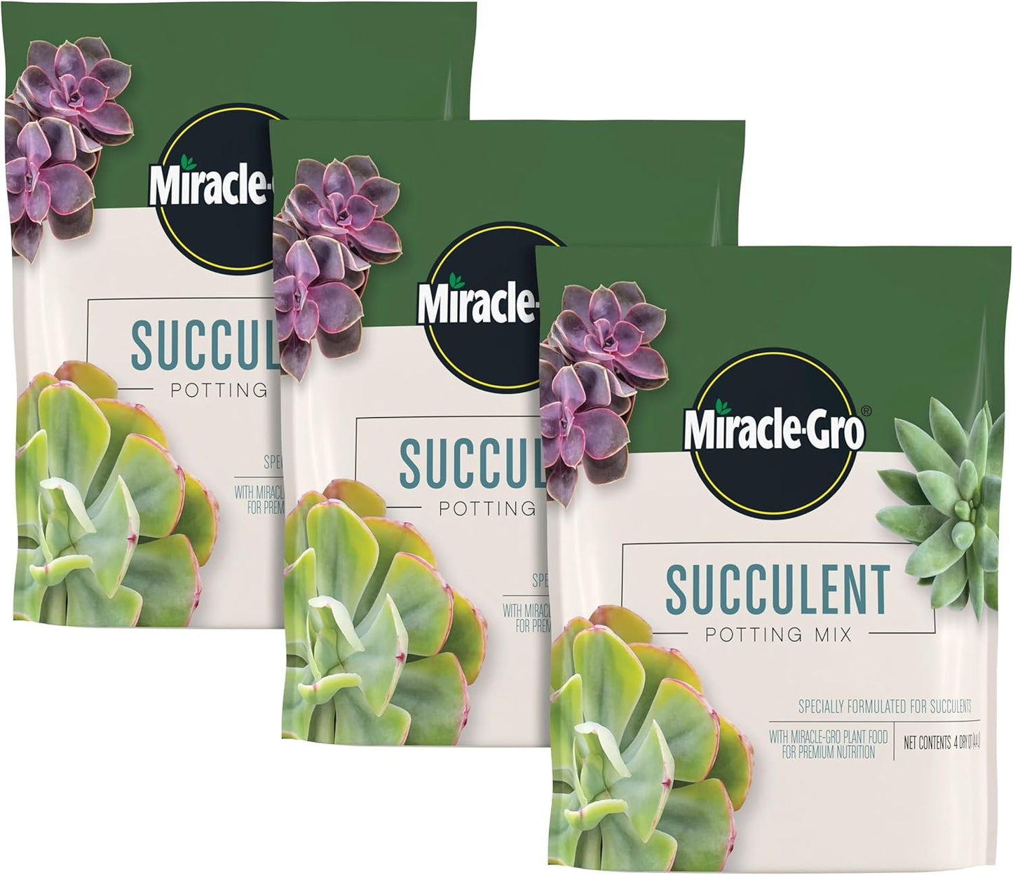 Miracle-Gro Succulent Potting Mix for Indoor Plants and Aloe Vera