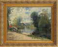 DIY Wood Frame for 24x36 Canvas Paintings - Antique Gold Style