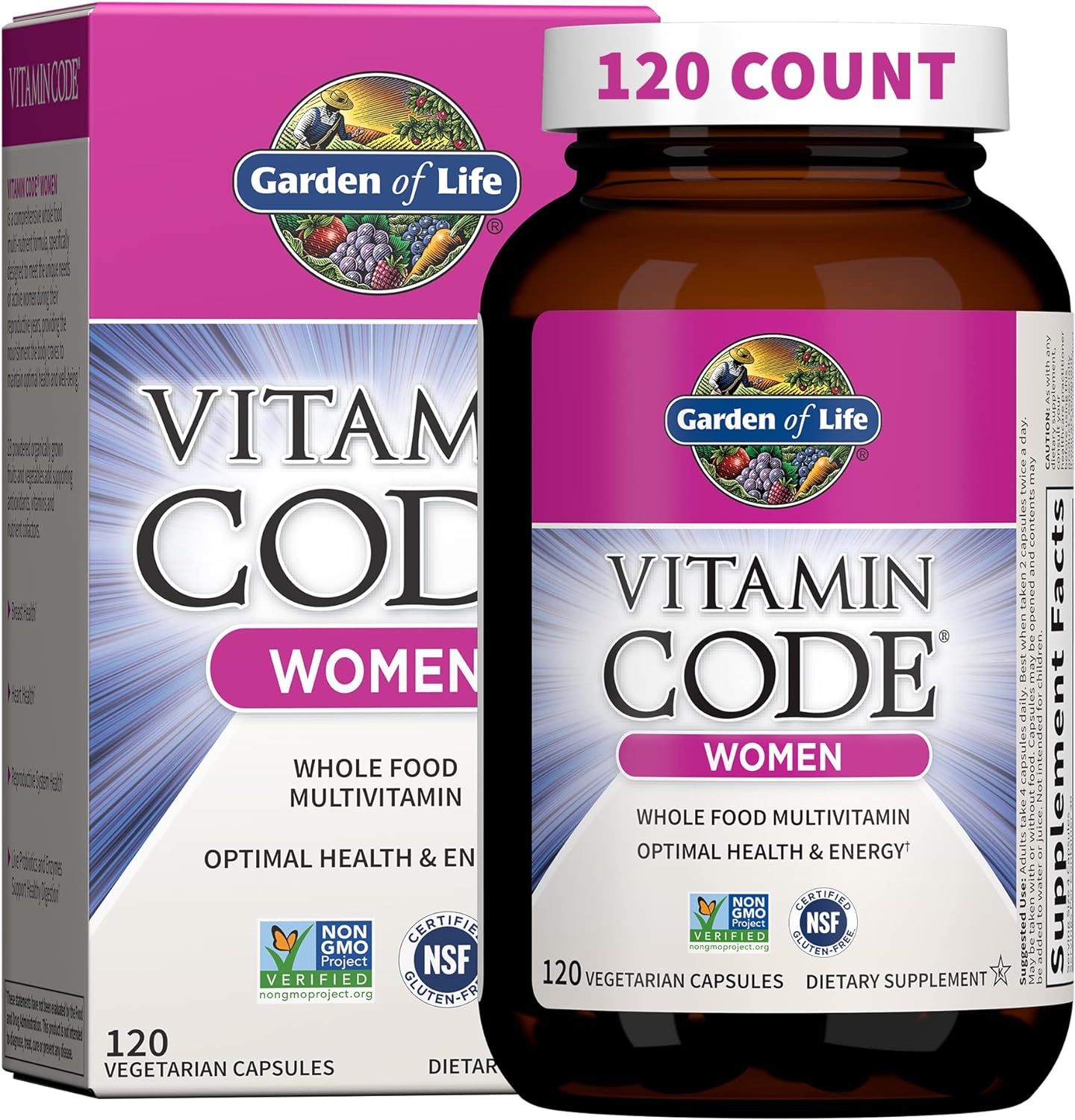 Garden of Life Multivitamin for Women - Whole Food Vitamins