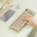 EWEADN V20 Green Typewriter Keyboard - Retro Mechanical