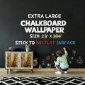Oxdigi Extra Large Chalkboard Paper 23x394in - Thick Peel & Stick Wall