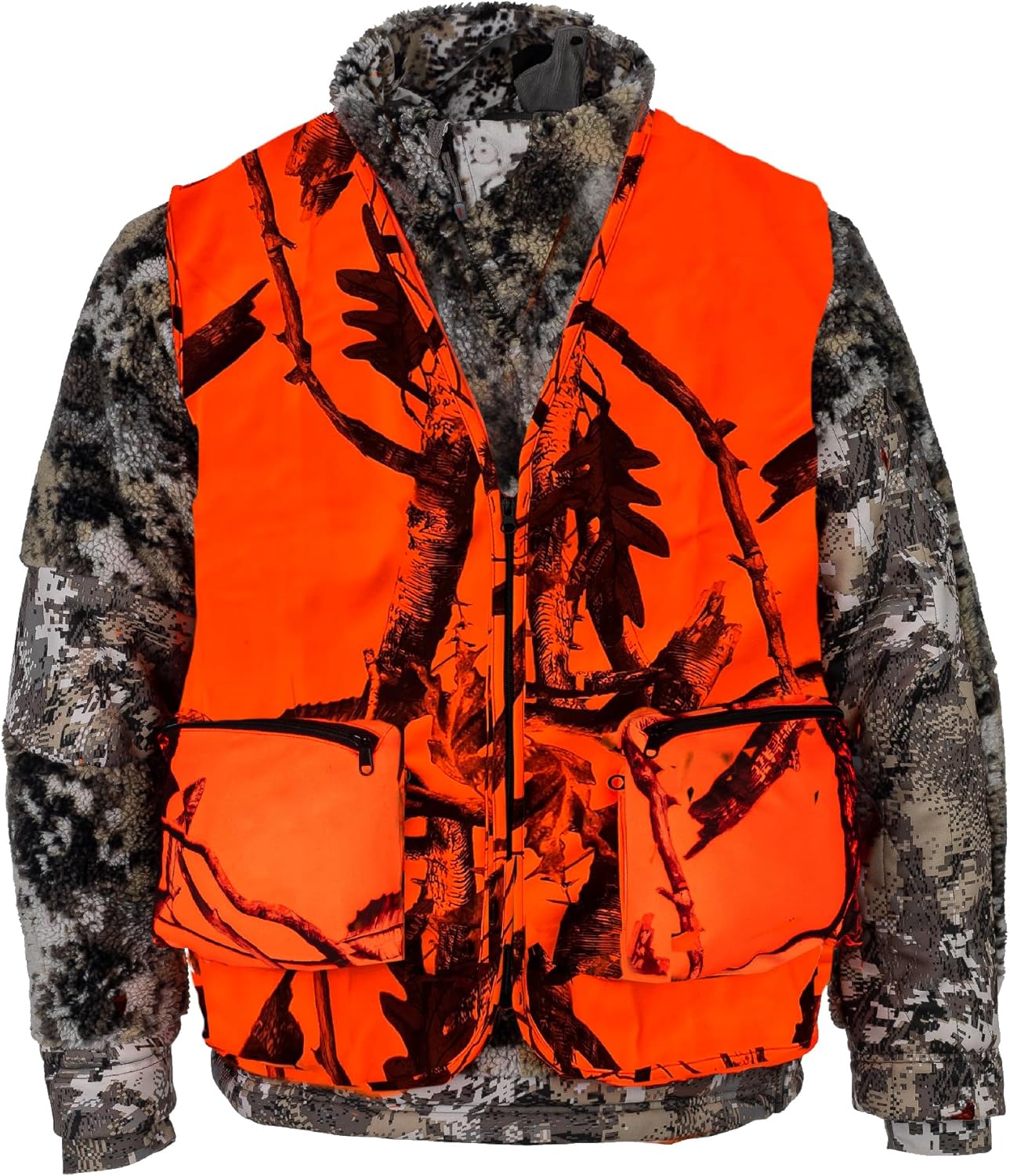Klarny Outdoors Orange Hunting Vest - High Visibility Gear