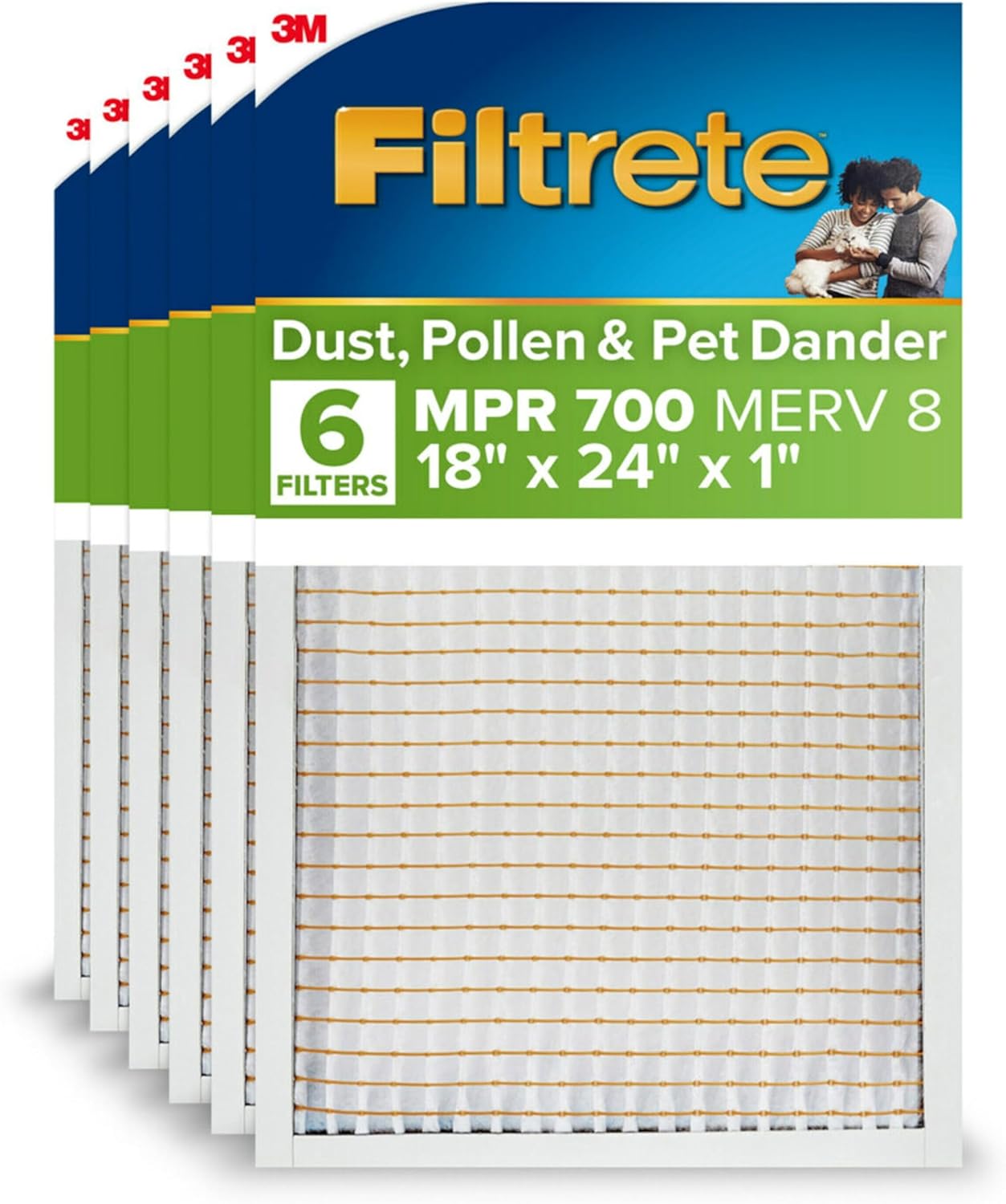 Filtrete 18x24x1 AC Furnace Air Filter - MPR 700 for Clean Air