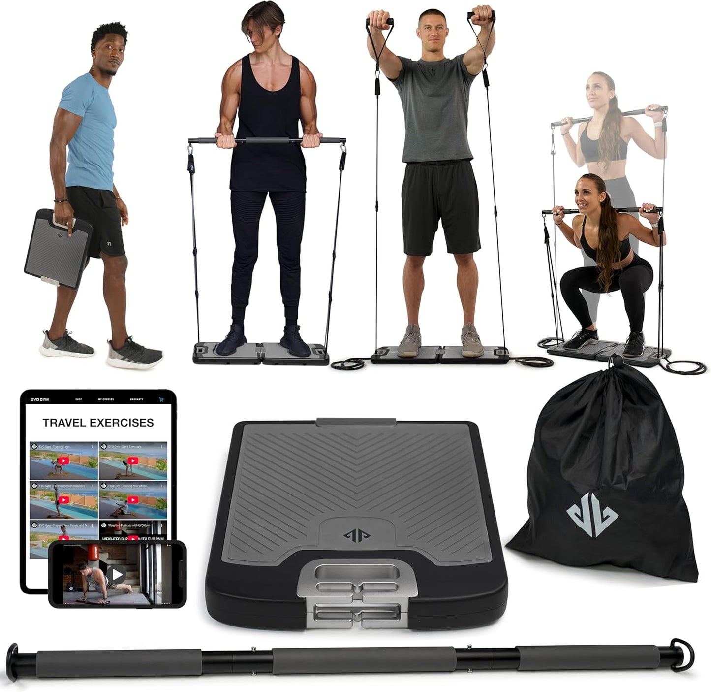 EVO Gym Portable Home Gym Equipment for Strength Training
