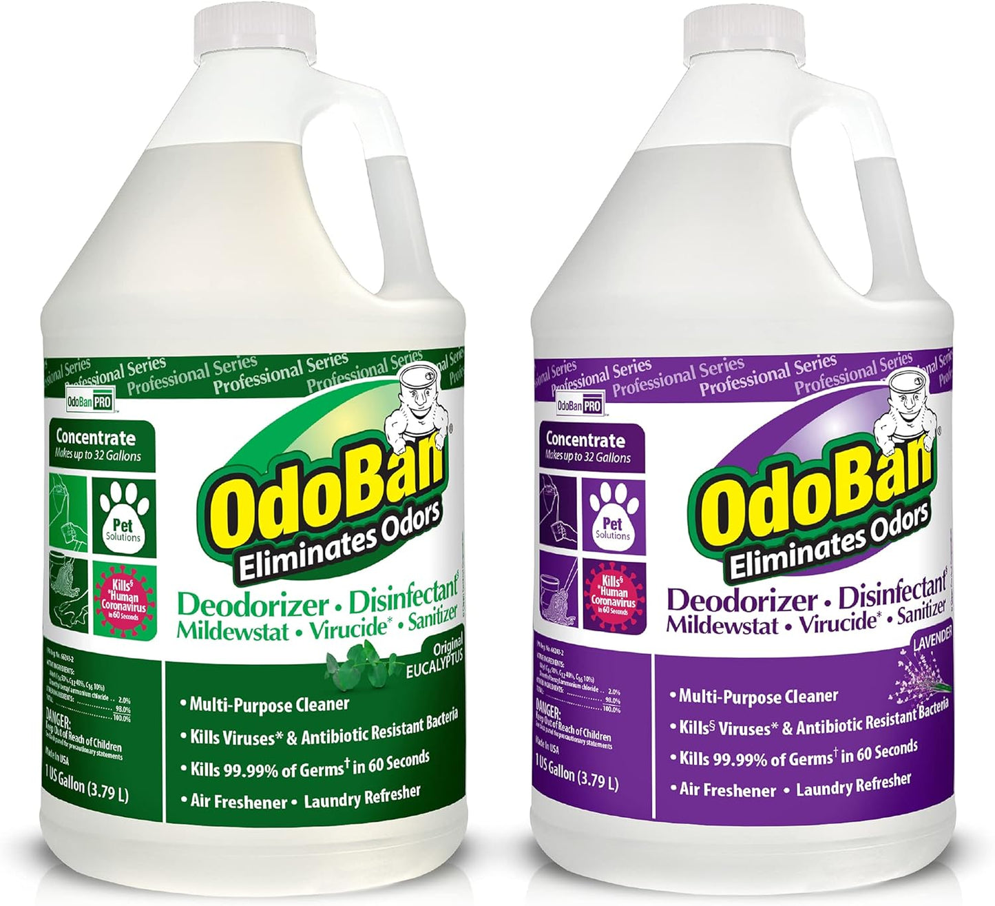 OdoBan Professional Disinfectant and Odor Eliminator 2-Pack