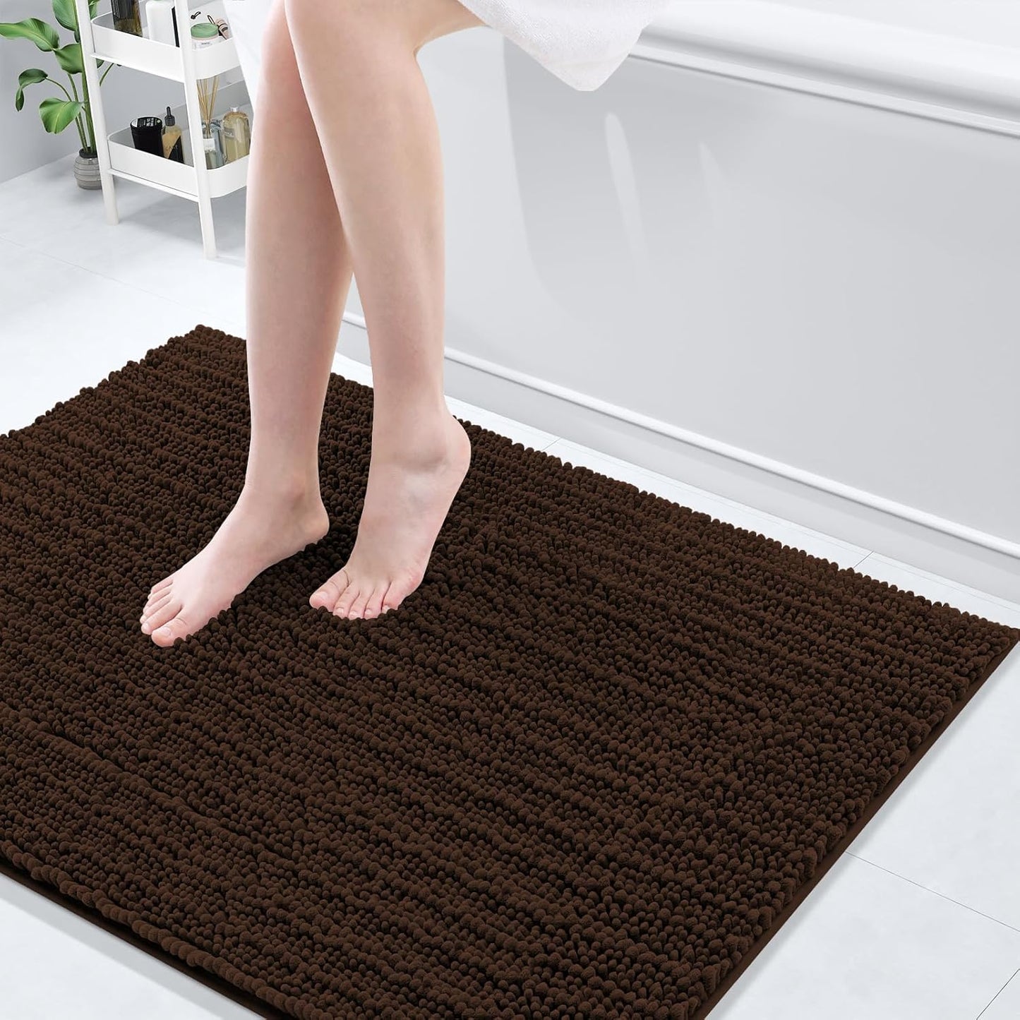 Arotive Luxury Chenille Bathroom Rug Mat for Ultimate Comfort