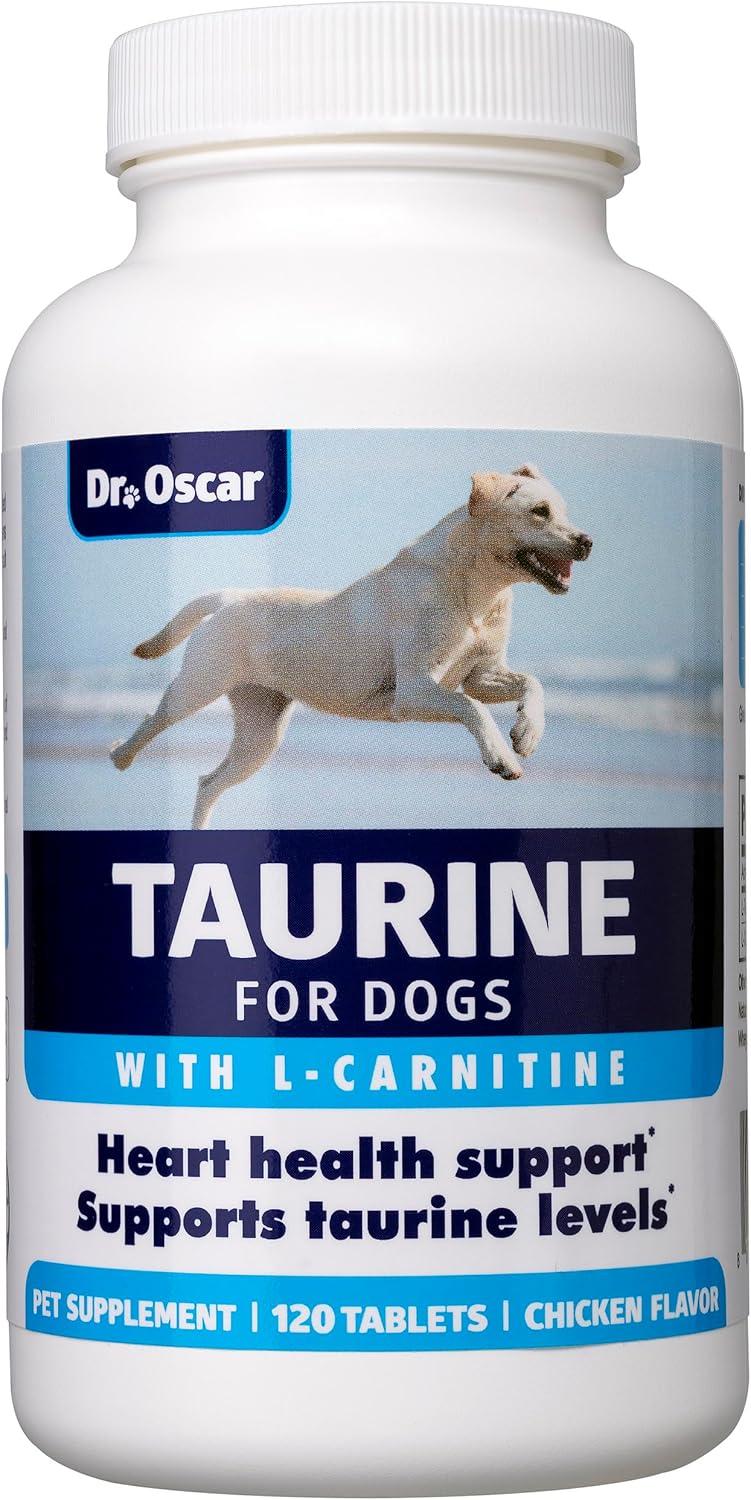 Taurine Supplement for Dogs Supports Heart Health and Energy