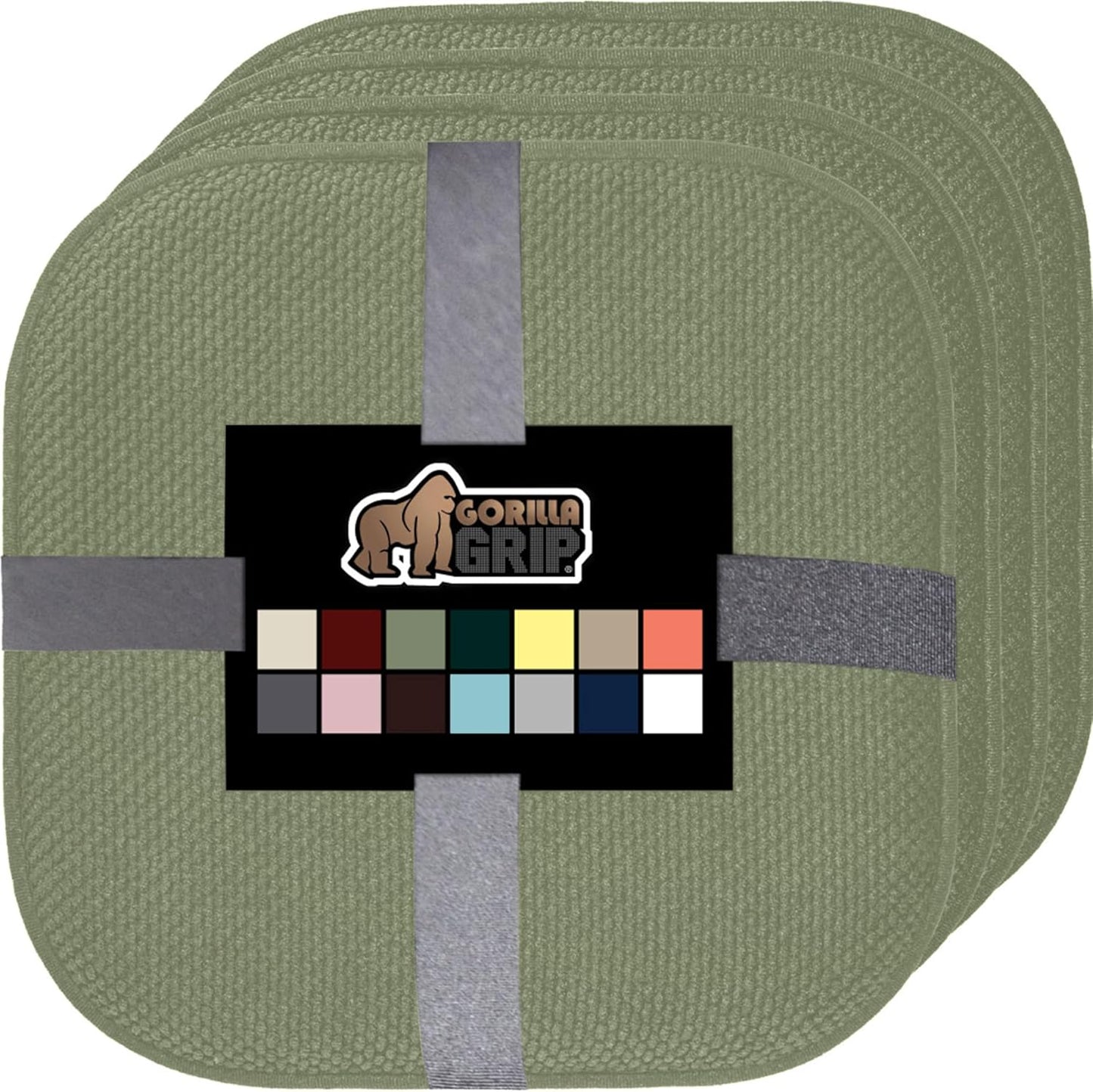 GORILLA GRIP Slip Resistant Chair Cushions for Comfort