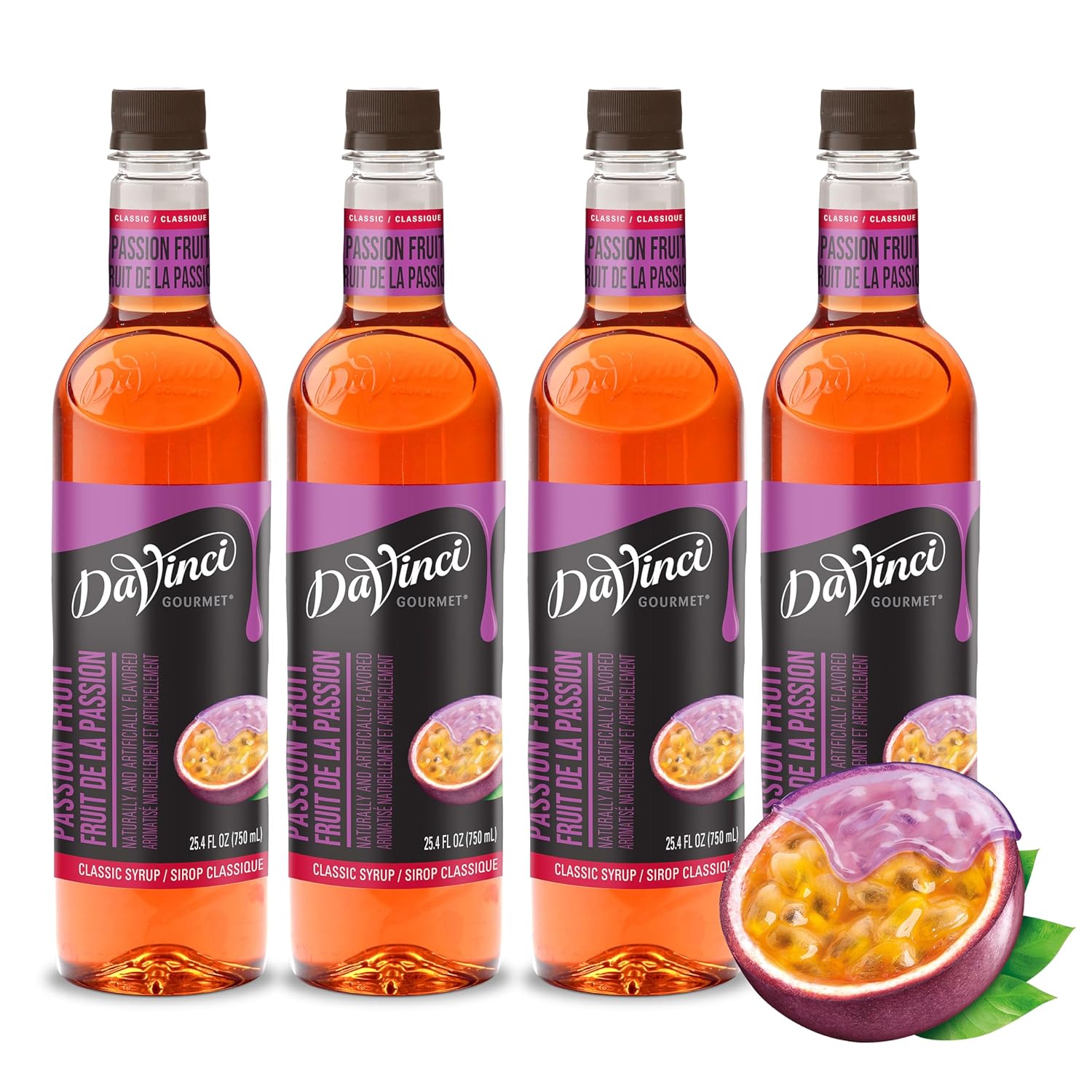 DaVinci Gourmet Classic Passion Fruit Syrup for Beverages