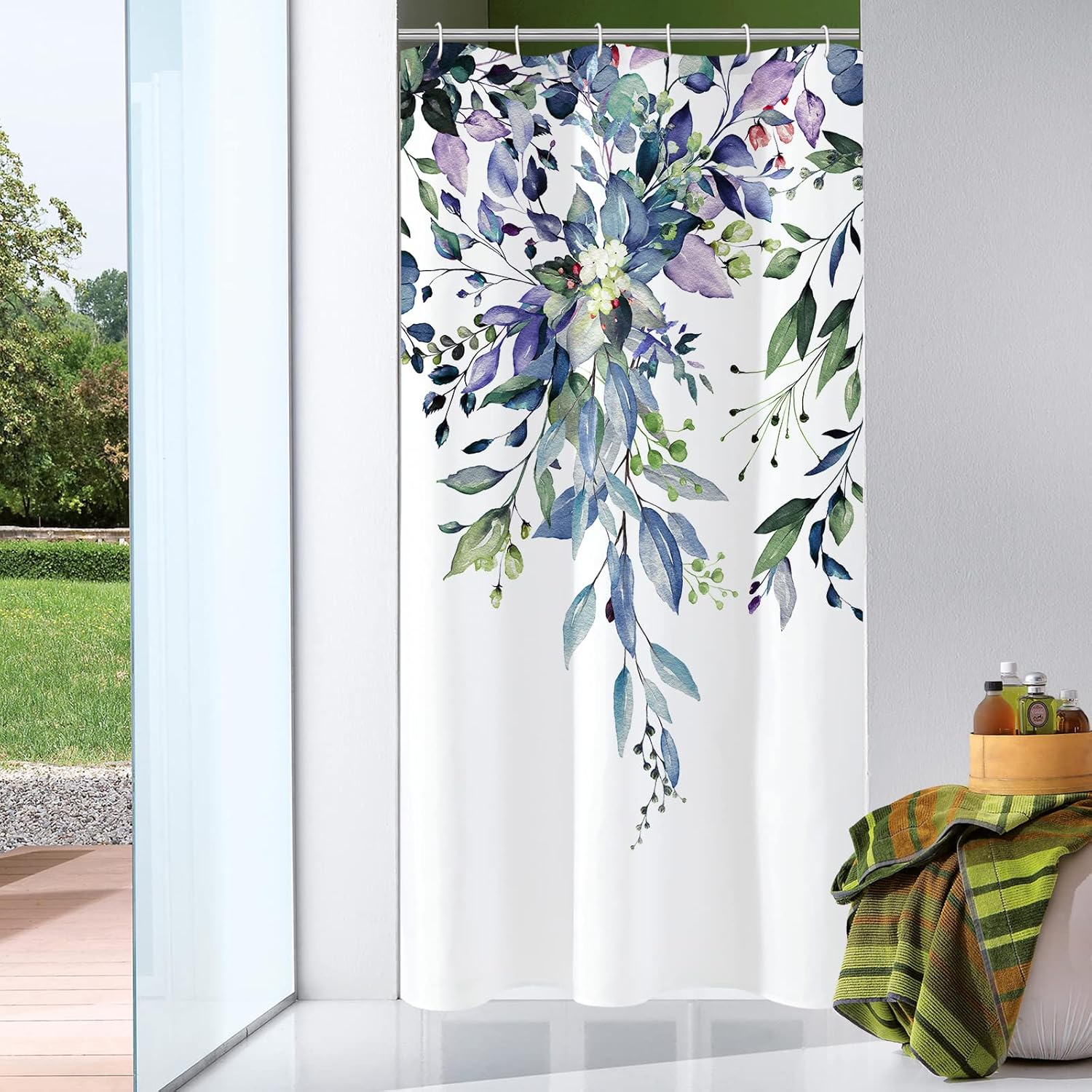 Eucalyptus Leaves Shower Curtain - Refresh Your Bathroom