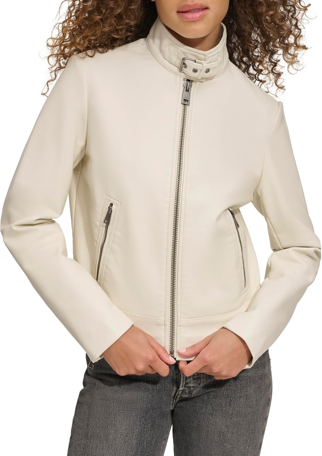 Levi's Womens Faux Leather Motocross Racer Jacket for Style