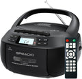 Boombox CD Player Cassette Player Combo - Portable CD Boombox