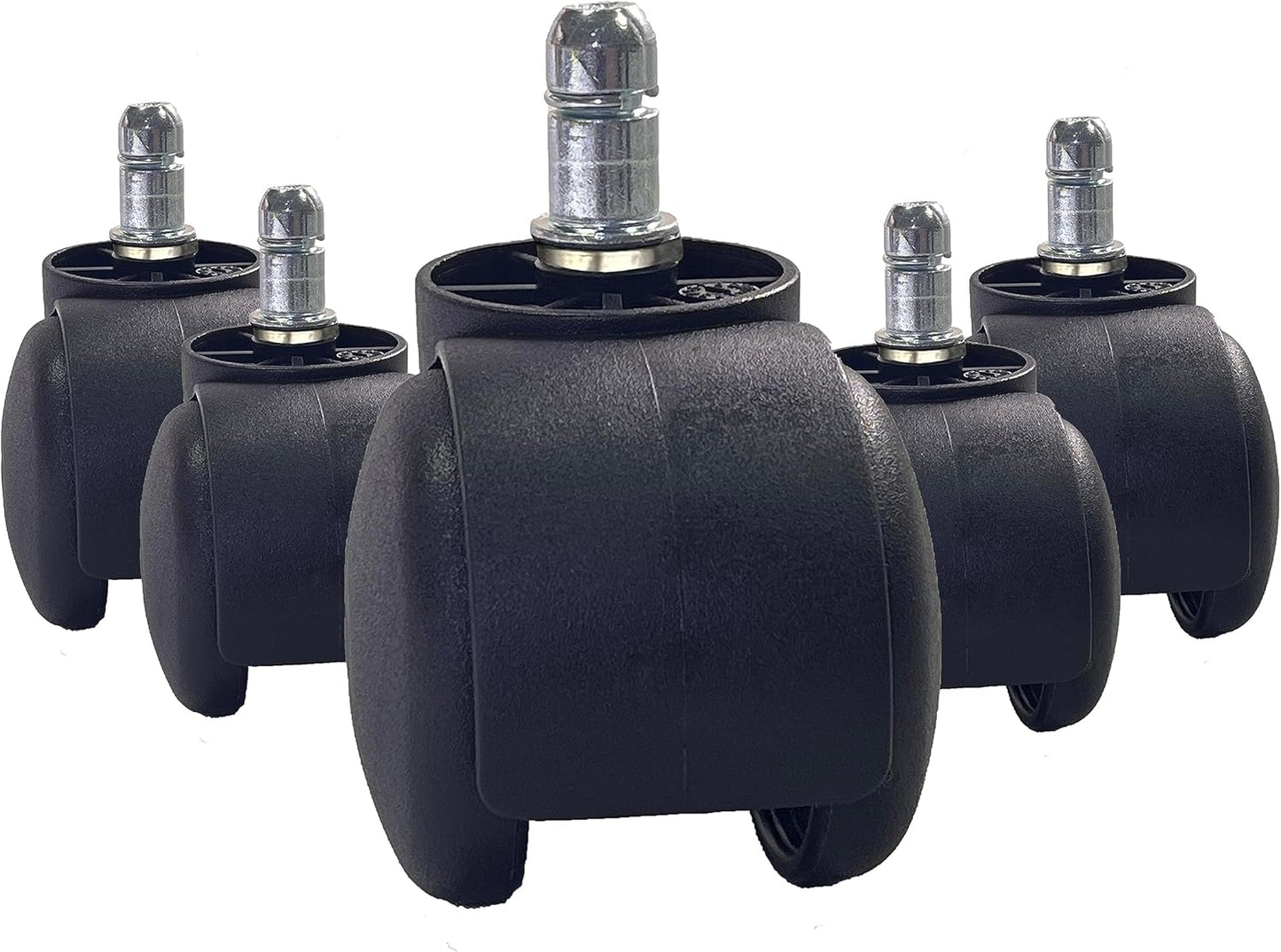 Premium BTExpert Office Chair Wheels Set - Smooth, Safe Roll on any Floor!