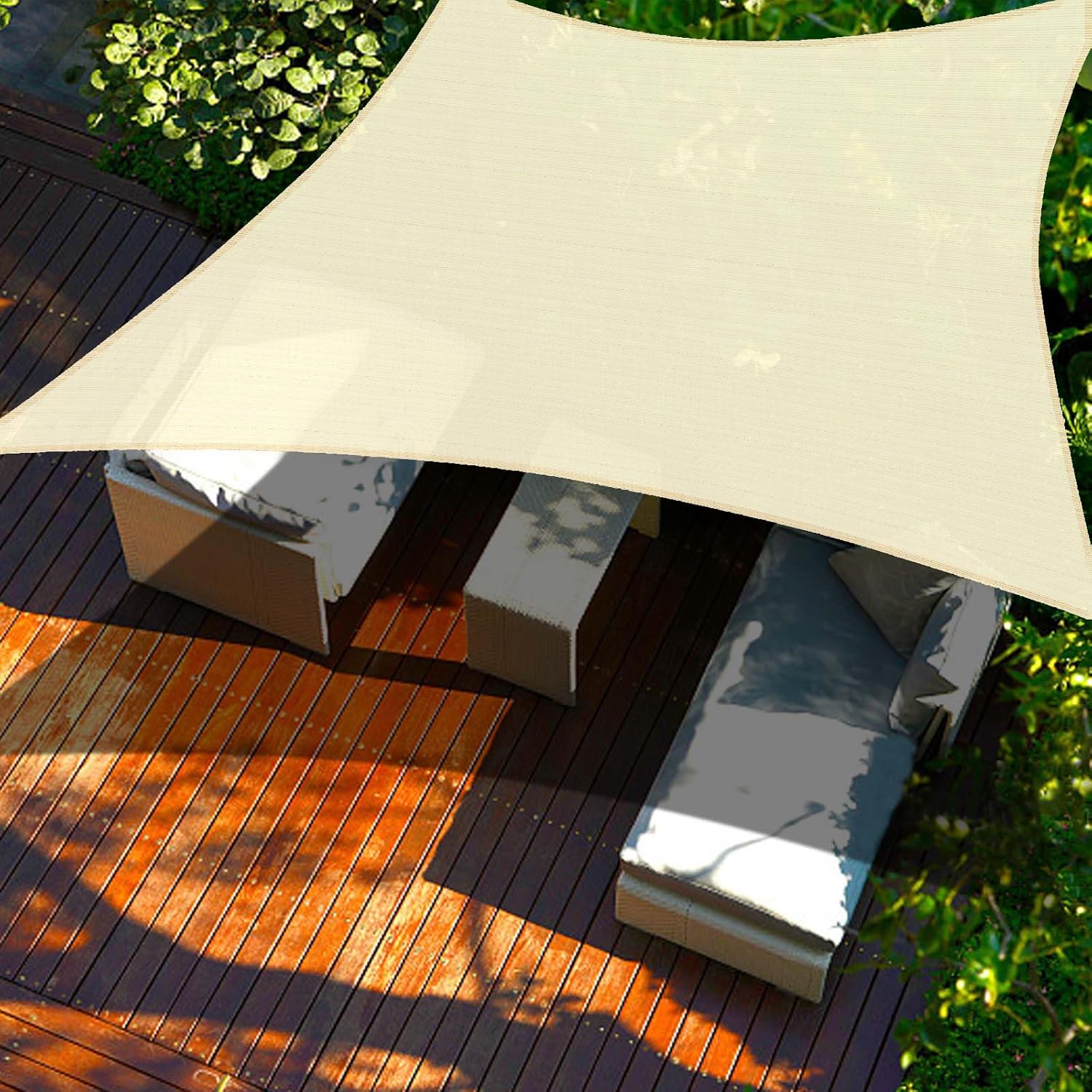 Cool Area Sun Shade Sail 6x19 FT Rectangle Canopy for Outdoors