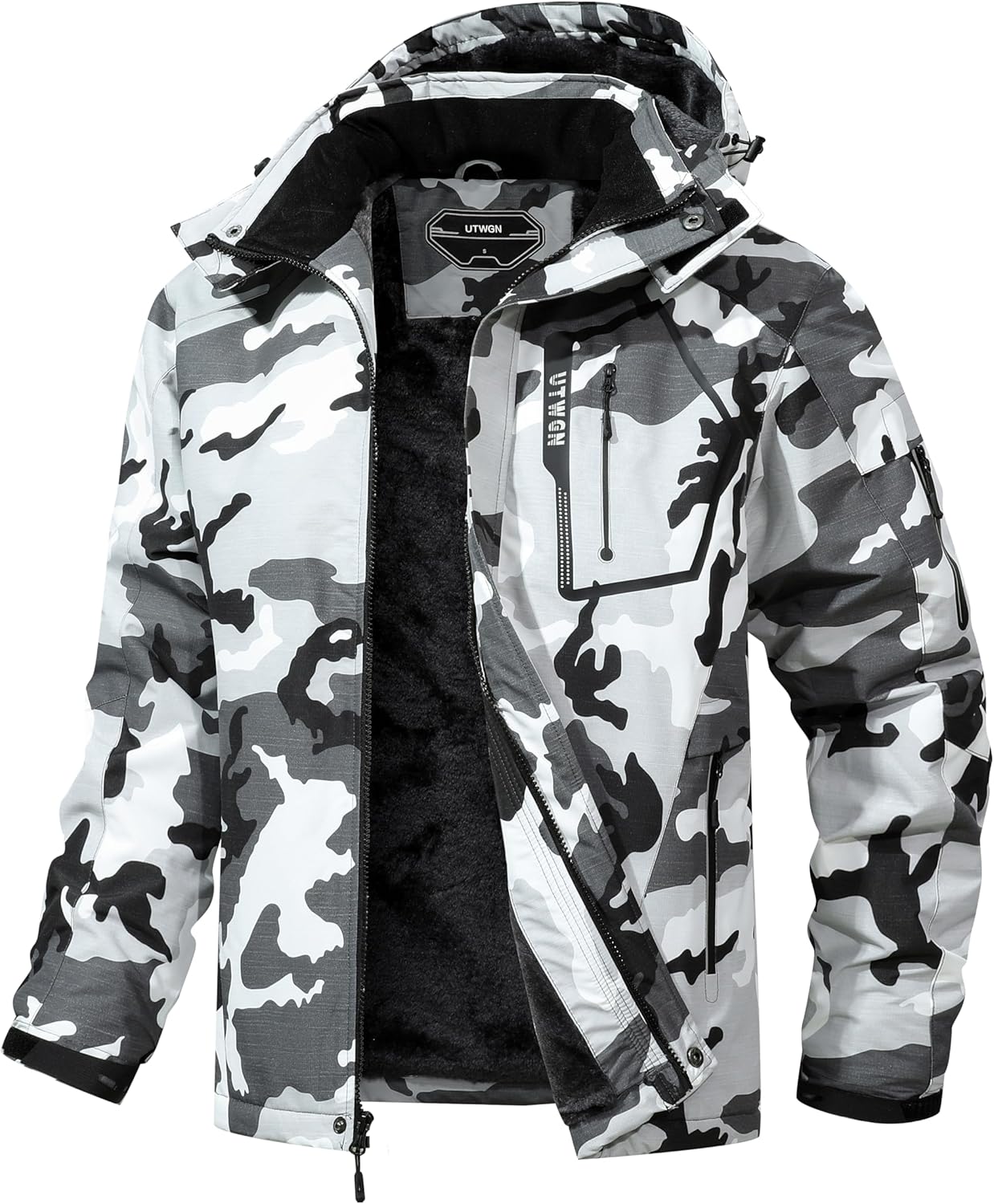 UTWGN Men's Waterproof Snow Jacket - Stay Warm & Dry!