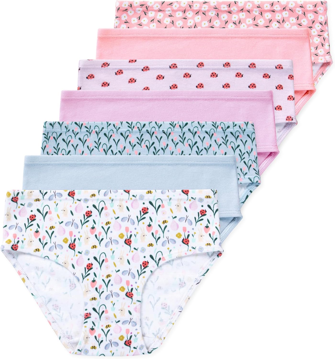 Lucky & Me Girls Organic Cotton Underwear Briefs 7 Pack Review