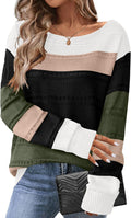 Womens Crochet Off The Shoulder Pullover Sweater - Soft Breathable