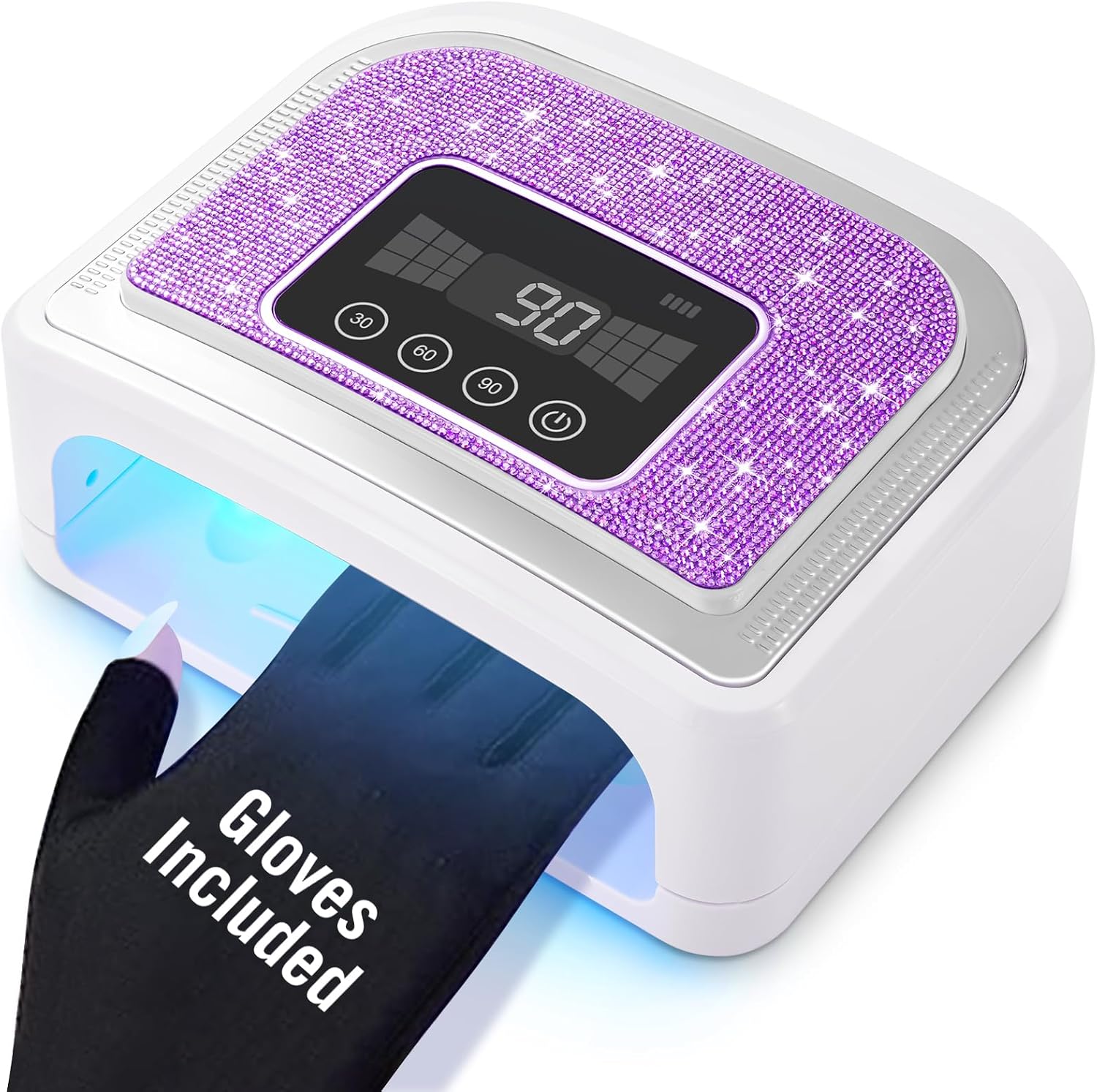 Cordless Nail Lamp for Gel Nails with 4 Timer Modes and More