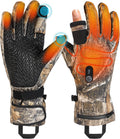 JS LifeStyle Heated Hunting Gloves: Light-Off Fingerless Design