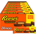 REESE'S Milk Chocolate King Size Peanut Butter Cups - Bulk Snack Box