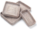 Rattan Serving Tray Set, Rectangular Woven Trays - Natural Tabletop