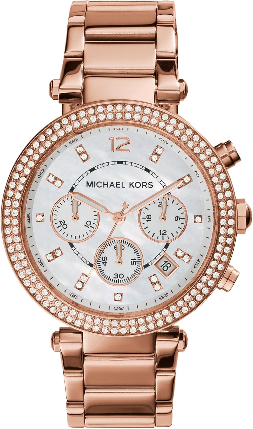 Michael Kors Parker Women's Watch: Stylish Rose Gold Timepiece