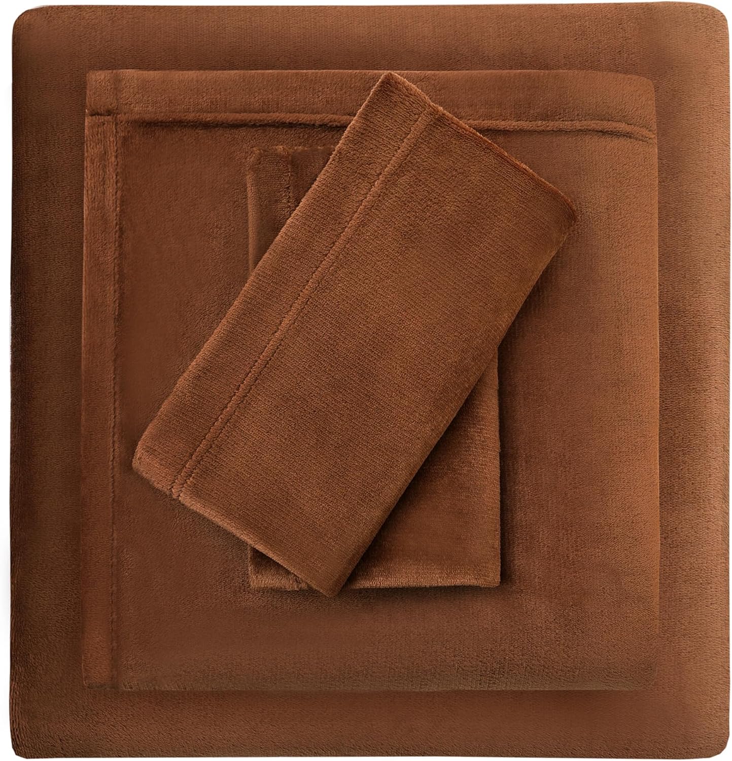 Viviland Full Plush Bed Sheets - Cozy Micro Fleece Set