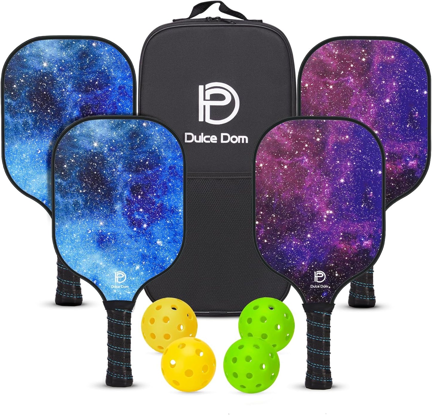 DULCE DOM Pickleball Paddles Set of 2/4 - Ideal Training Gear