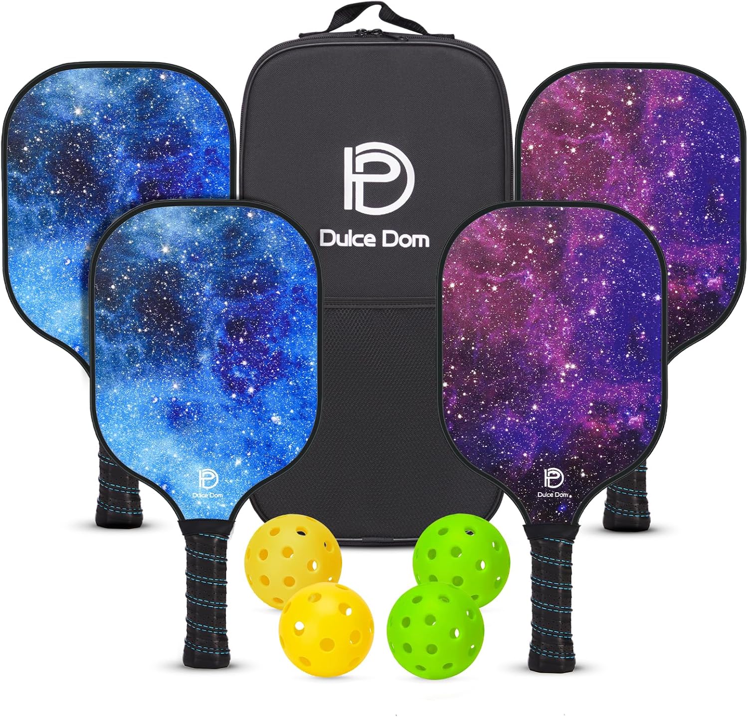 DULCE DOM Pickleball Paddles Set of 2/4 - Ideal Training Gear
