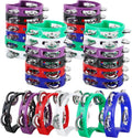 Plastic Percussion Tambourine 30 PCS Set - Bright Handheld Rhythm Pack