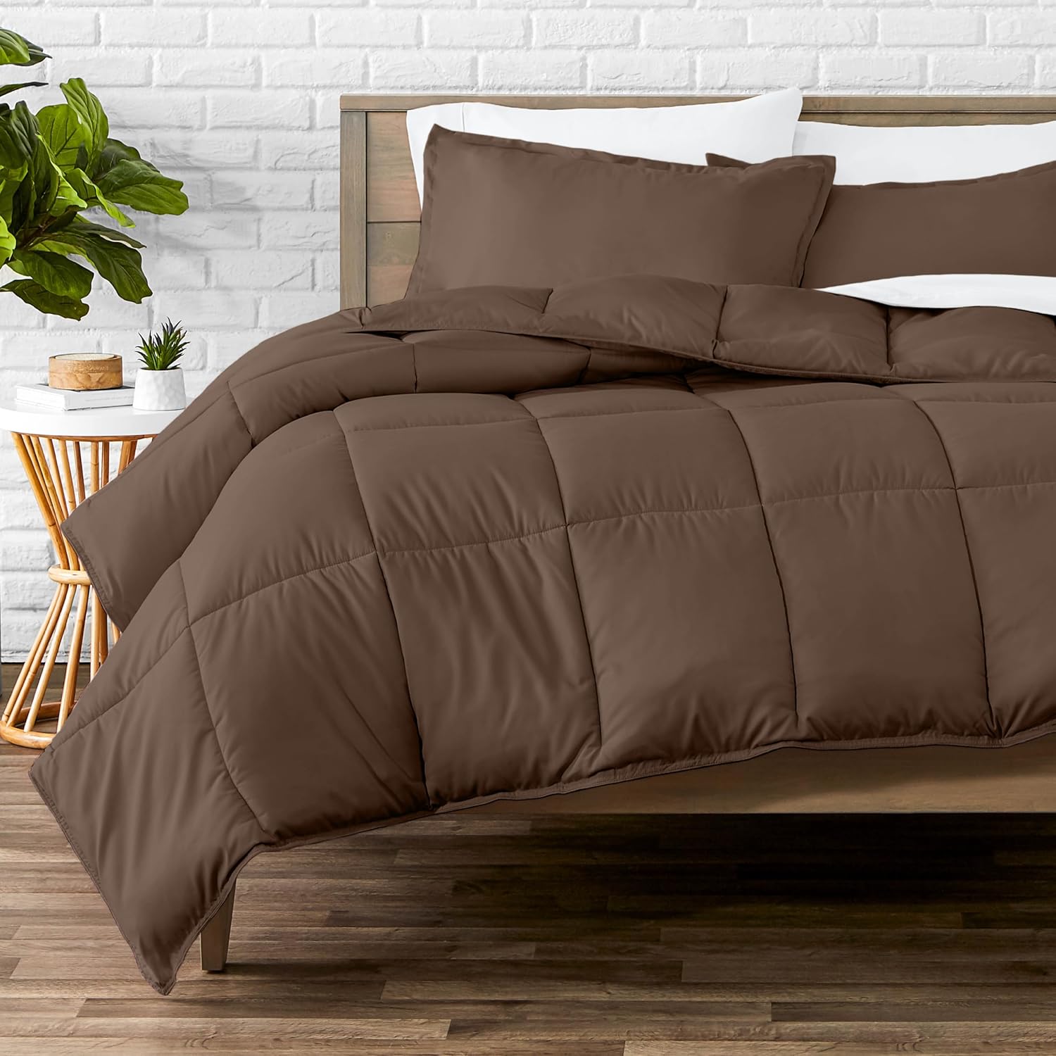 Bare Home Comforter Set - Ultra-Soft Goose Down Alternative
