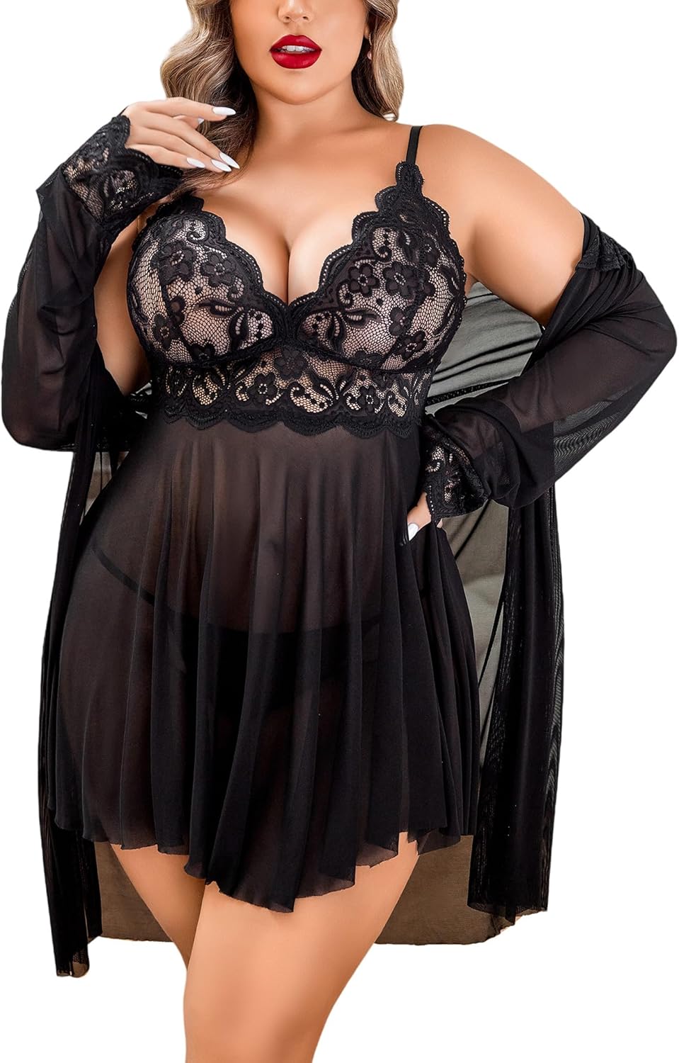 Avidlove Plus Size Lingerie Set for Sexy Nights and Comfort