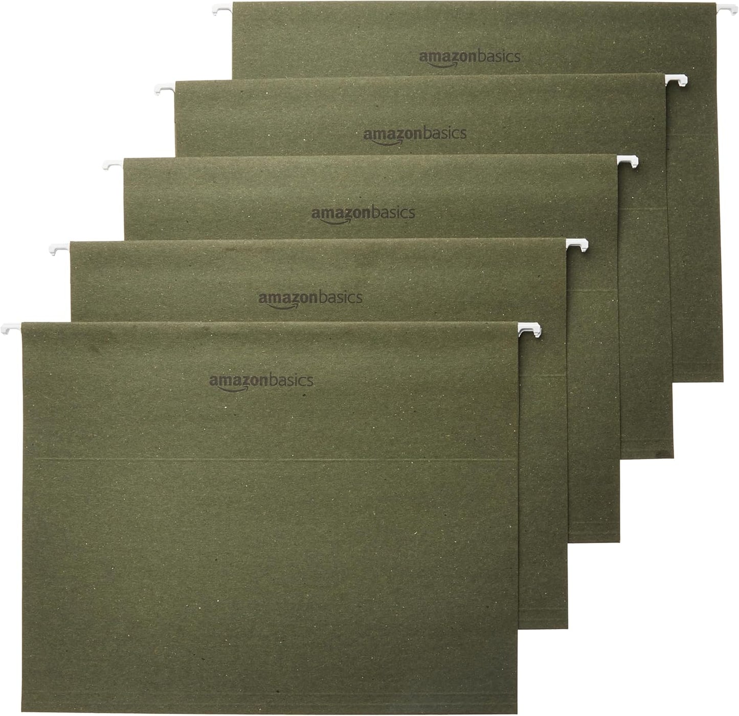 Organize Efficiently:  Basics Green File Folders - Pack of 25
