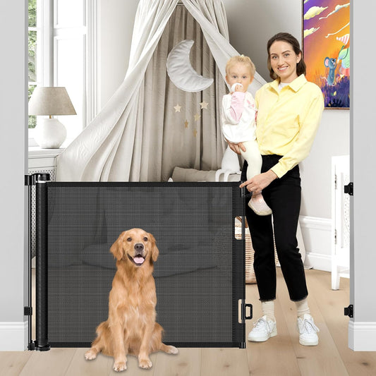 Retractable Baby Gates for Stairs - Space-Saving Design