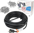 Roof Snow De-Icing Heat Cable 60 ft - Prevent Ice Dams Easily