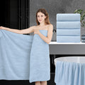 4 Piece Oversized Bath Sheet Set 35x70 in - Extra Large Quick Dry