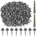 Metal Roofing Screws #10 1 in 1000Pc Zinc Plated - Reliable Seal