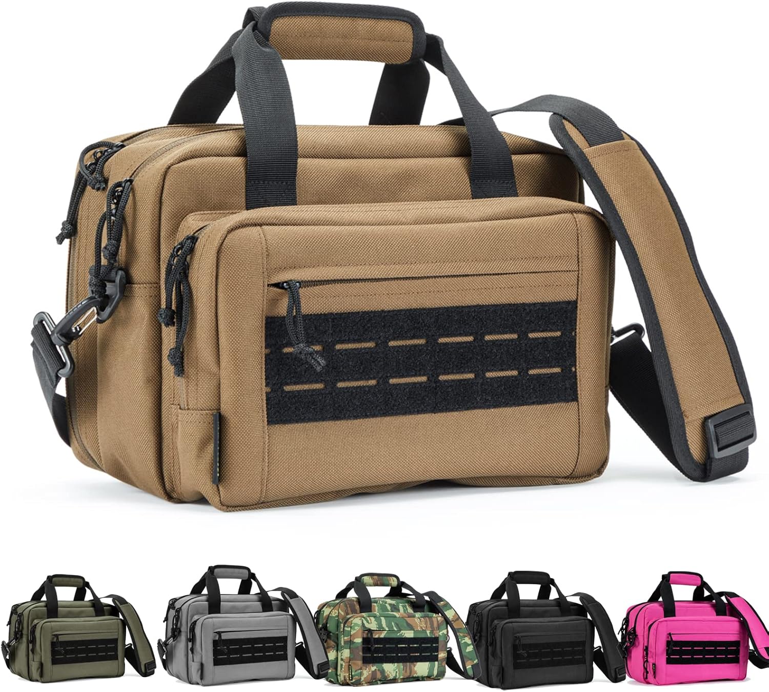 VEAGIA Range Bag for Handguns and Ammo - Durable Shooting Case