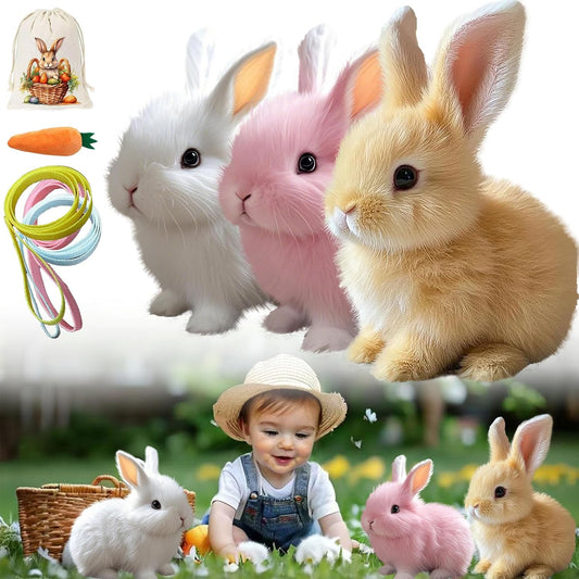 Adorable Realistic Bunny Toy for Interactive Fun and Playtime