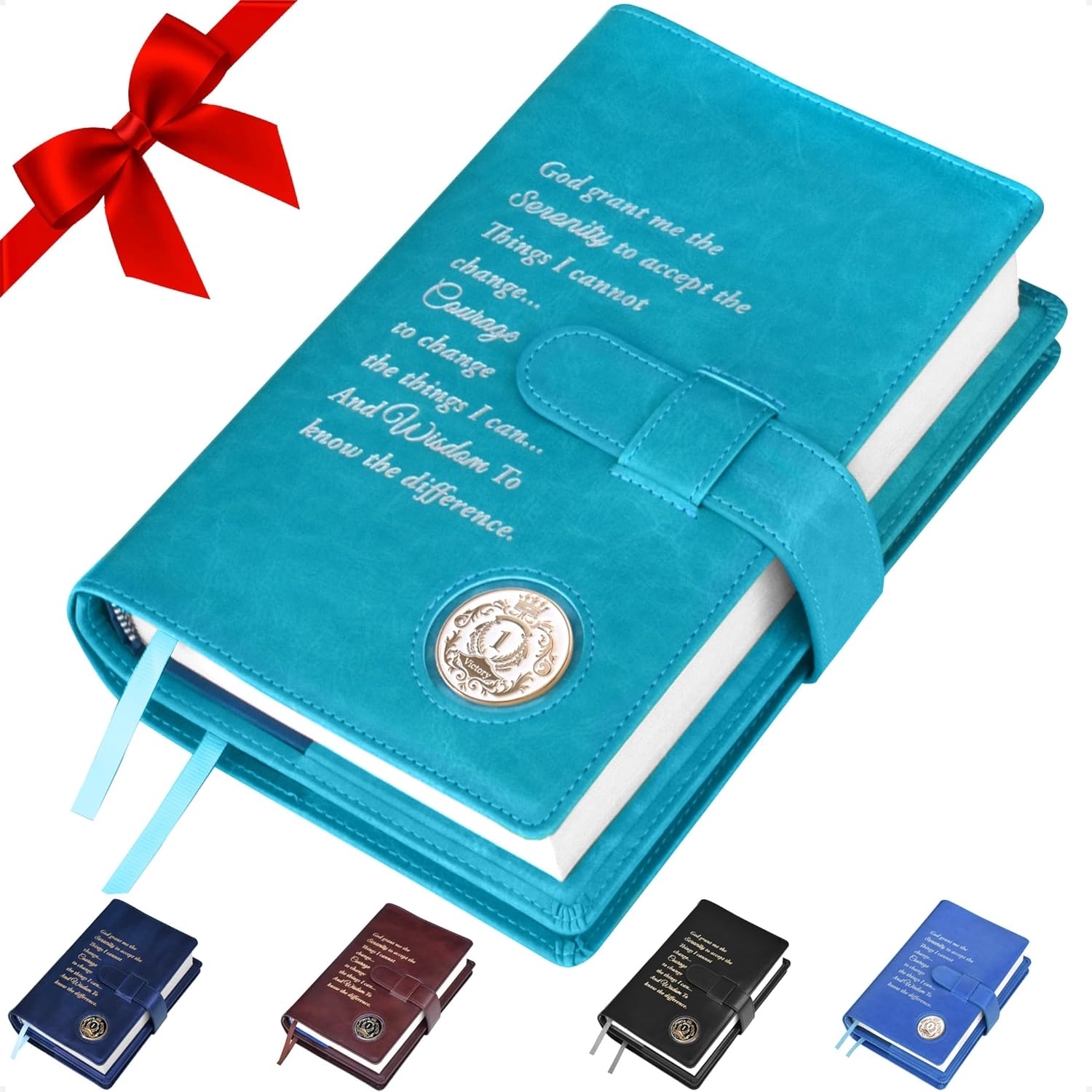 GALILEO Double AA Big Book Cover for Alcoholics Anonymous Gifts