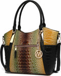 Women's MKF Collection Tote Bag - Trendy Vegan Leather Design