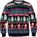 GRAJTCIN Kids Cute Christmas Sweatshirt 4-15 Years