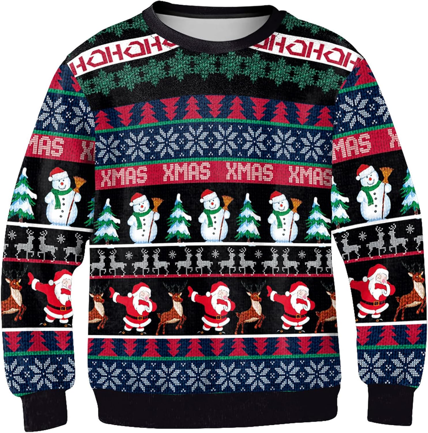 GRAJTCIN Kids Cute Christmas Sweatshirt 4-15 Years