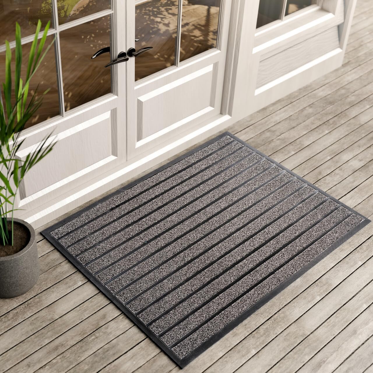 Extra Durable Door Mat by ubdyo - Non-Slip Outdoor Welcome Mat