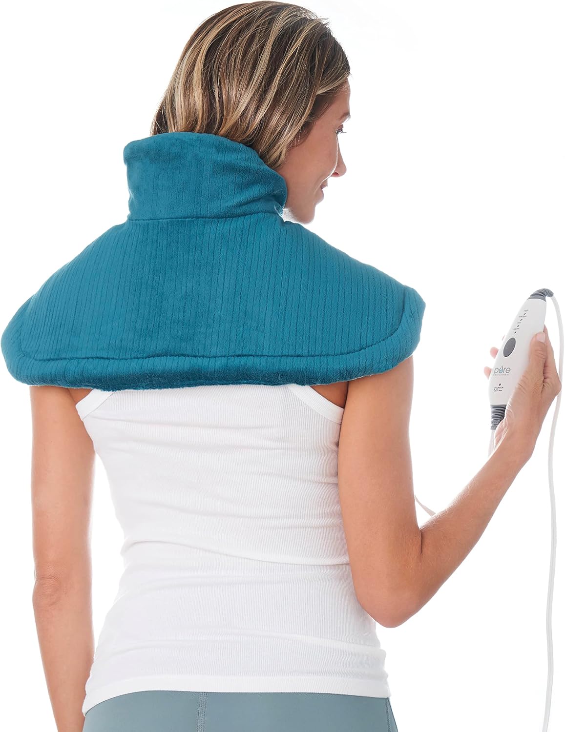 Pure Enrichment Neck & Shoulder Heating Pad for Pain Relief
