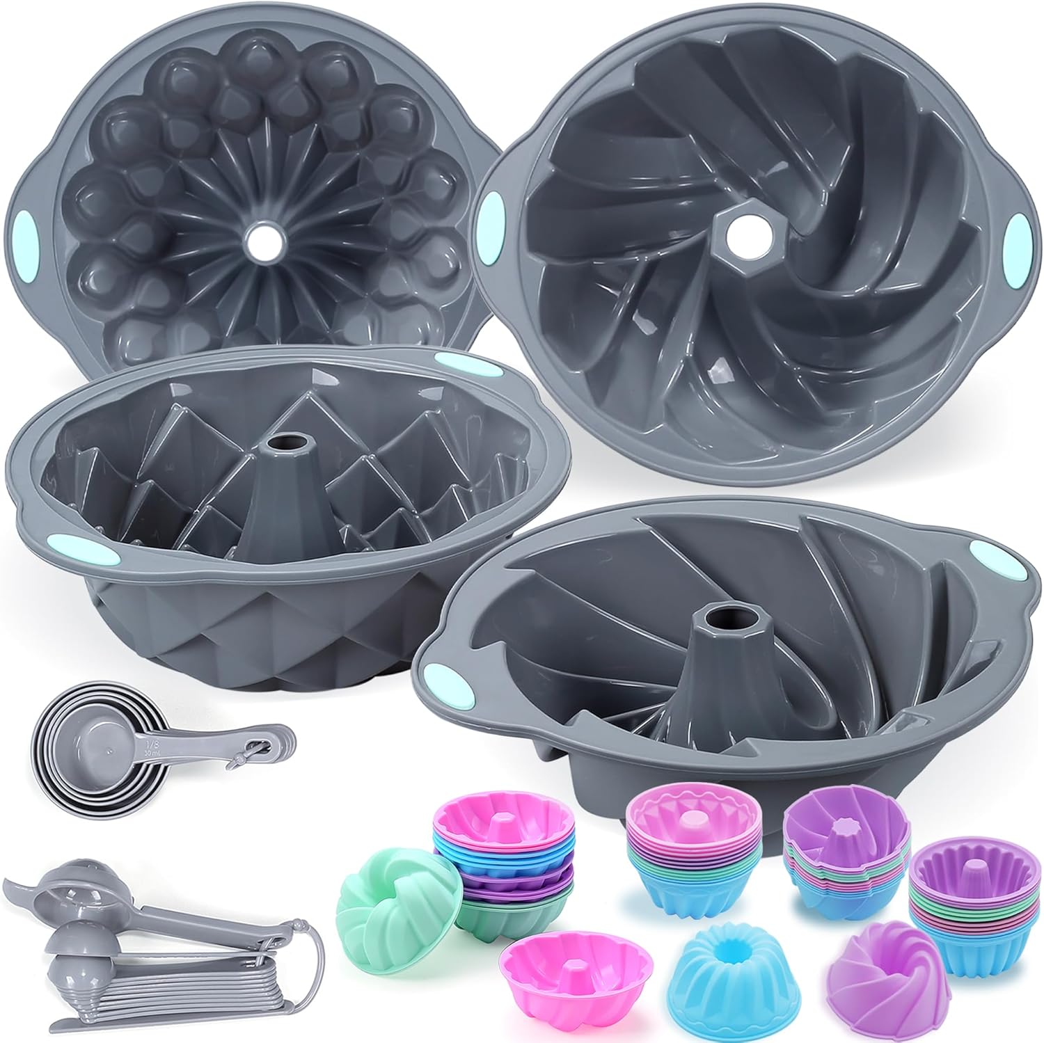 Silicone Fluted Cake Pans for Perfect Baking Every Time