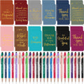 Motivational Thank You Pens and Notepads 48 Pc Set - Bulk Appreciation